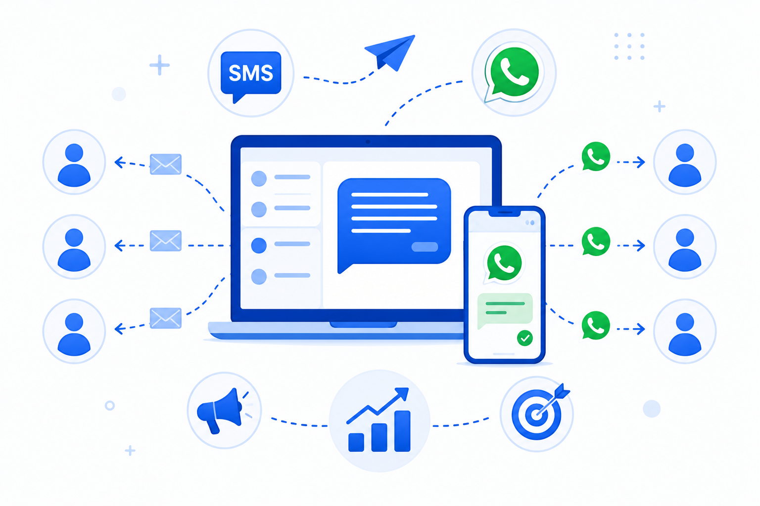 Bulk SMS and WhatsApp Marketing Services
