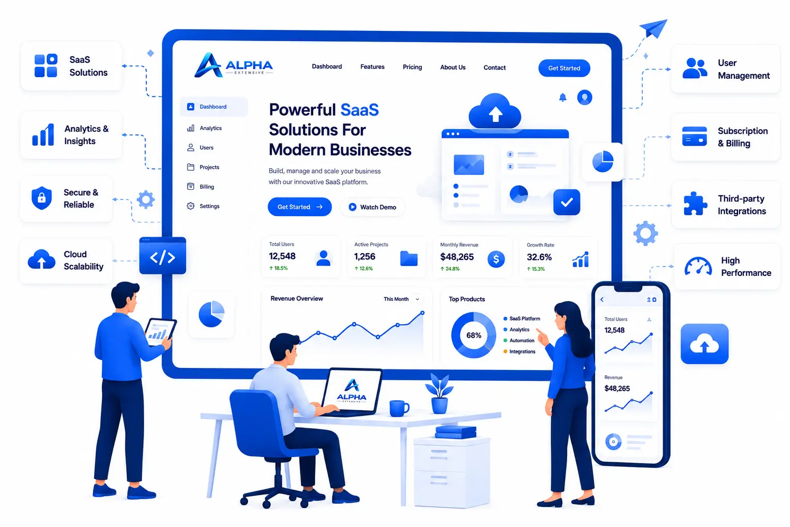 Custom SaaS Application Development Services Company